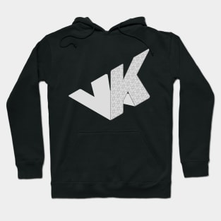 Isometric Alphabet Letter, Letter K Hoodie